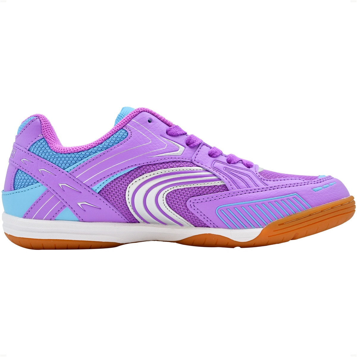 Butterfly Lezoline Reiss Shoes: Inside profile view of Purple Reiss Shoe